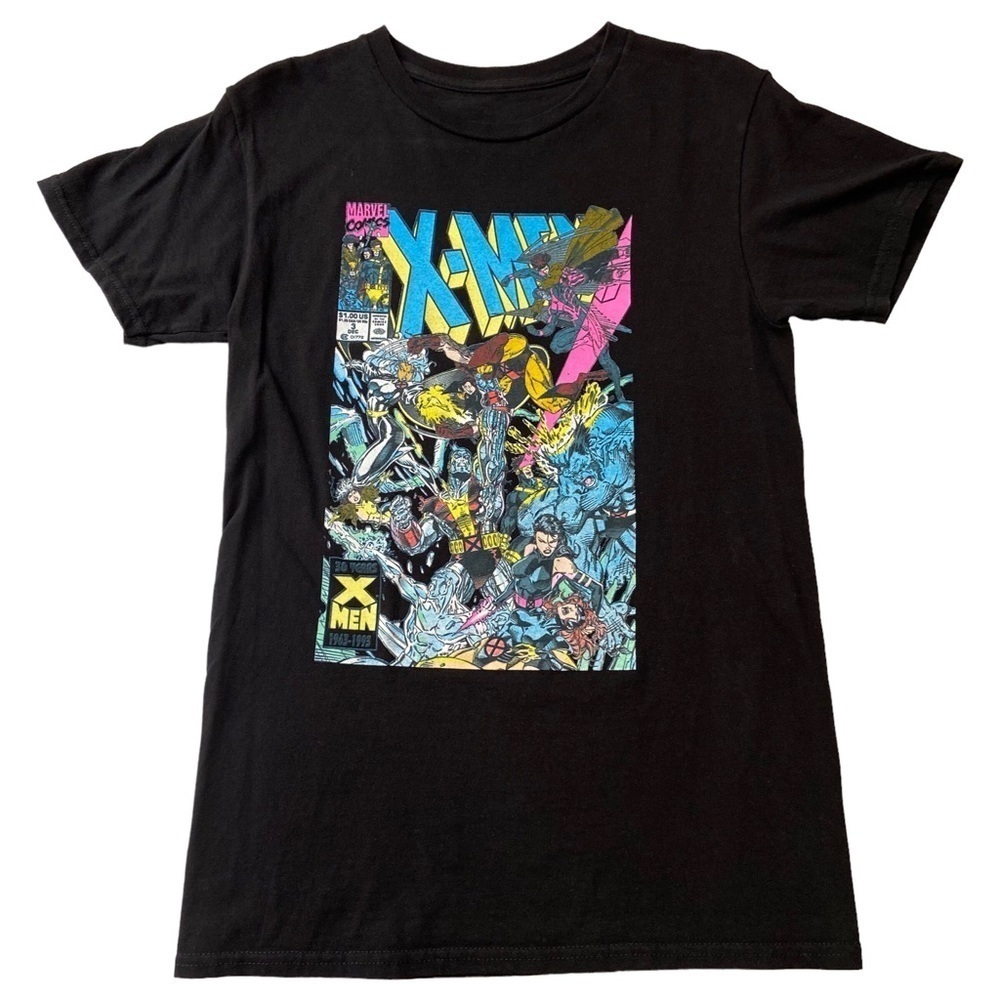 MARVEL X-Men comics graphic t-shirt black short sleeve unisex 100% cotton small